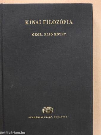 Kínai filozófia - Ókor I-III.