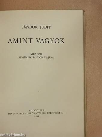 Amint vagyok