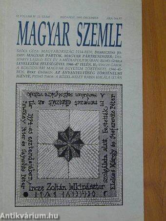 Magyar Szemle 1995. december