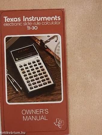 Texas Instruments electronic slide-rule calculator TI-30