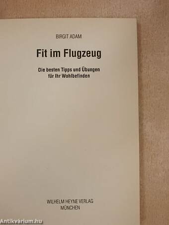 Fit im Flugzeug