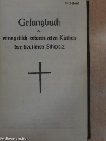 Gesangbuch (gótbetűs)