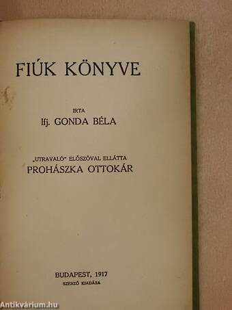 Fiúk Könyve