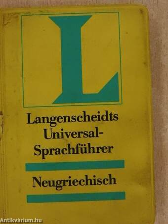 Langenscheidts Universal-Sprachführer Neugriechisch