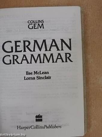 Collins Gem German Grammar