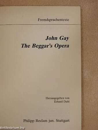 The Beggar's Opera