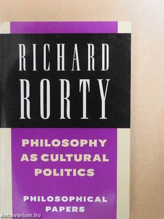 Philosophy as Cultural Politics