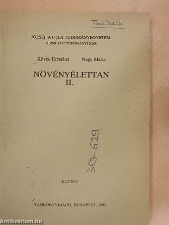 Növényélettan II.