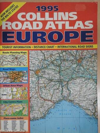 Collins Road Atlas - Europe 1995