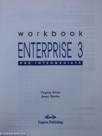 Enterprise 3 Pre-Intermediate - Workbook