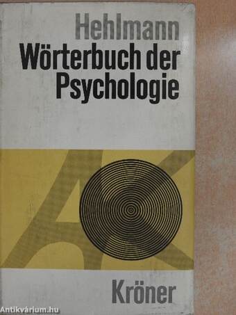 Wörterbuch der Psychologie