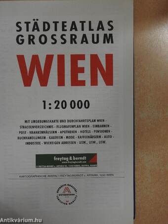 Städteatlas Grossraum Wien