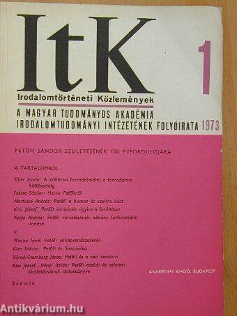 Irodalomtörténeti Közlemények 1973/1.