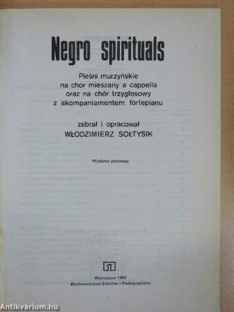 Negro Spirituals