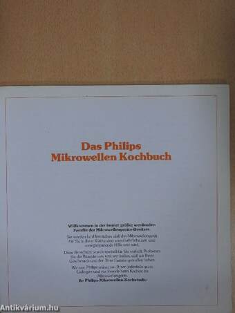 Das Philips Mikrowellen Kochbuch