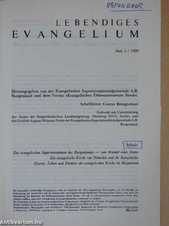 Lebendiges Evangelium 1986/5