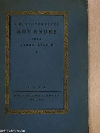 A huszonegyéves Ady Endre