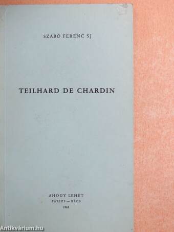 Teilhard de Chardin