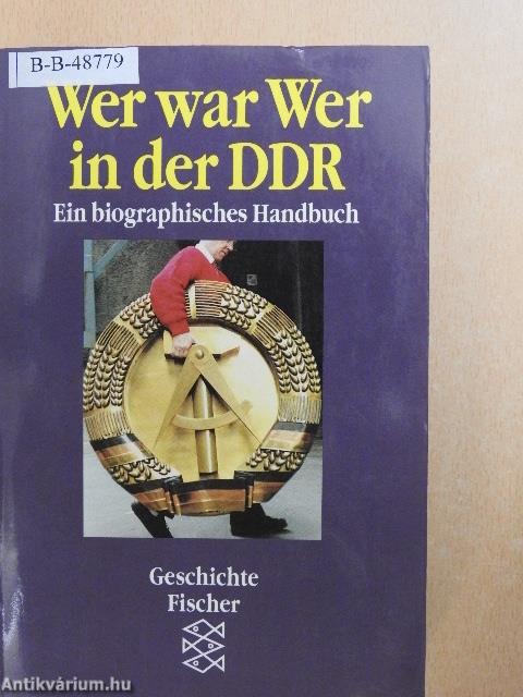 Wer war Wer in der DDR