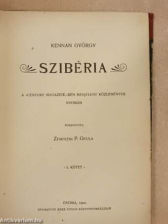 Szibéria I-III.