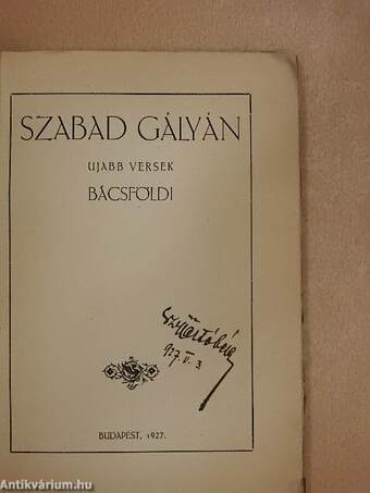 Szabad gályán