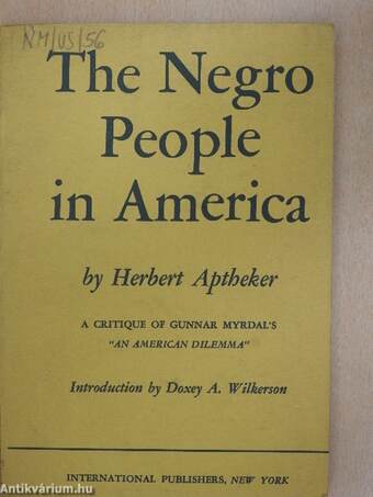 The Negro People in America