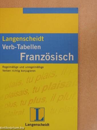 Langenscheidt Verb-Tabellen Französisch