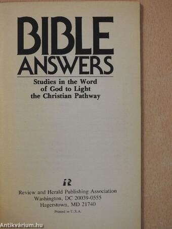 Bible Answers