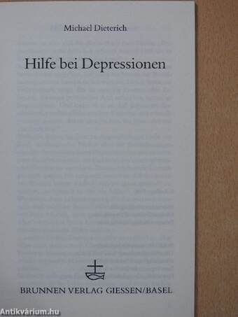 Hilfe bei Depressionen