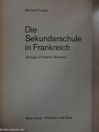 Die Sekundarschule in Frankreich