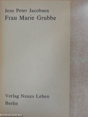 Frau Marie Grubbe