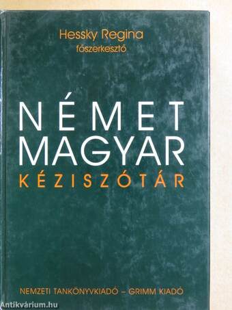 Német-magyar kéziszótár