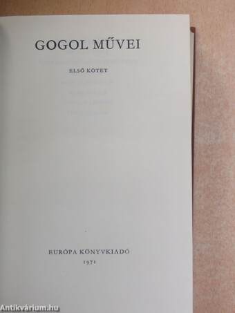 Gogol művei I-II.