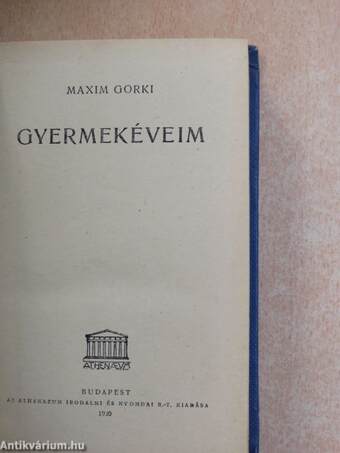 Gyermekéveim