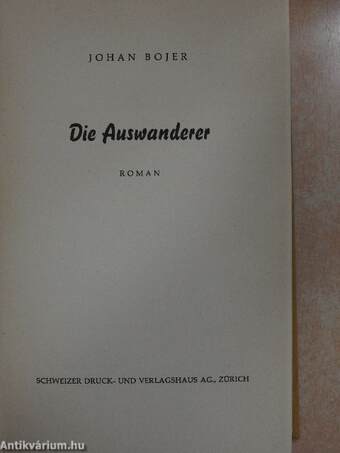 Die Auswanderer