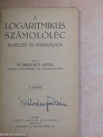 A logaritmikus számolóléc