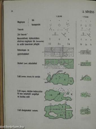 Jelkulcs a topografiai térképek számára