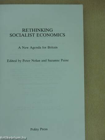 Rethinking socialist economics