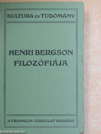 Henri Bergson filozófiája