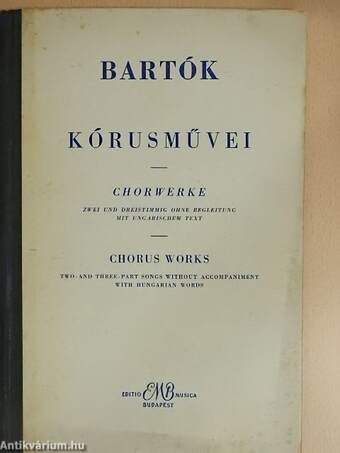 Bartók kórusművei