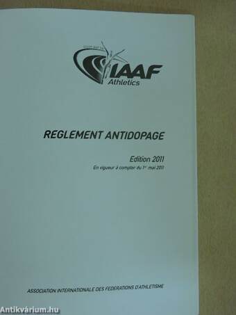 IAAF Anti-Doping Regulations 2011