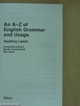 An A-Z of English Grammar and Usage