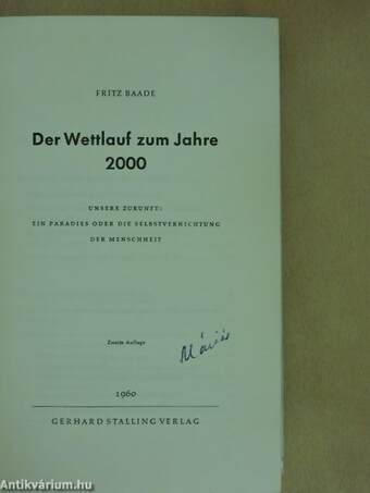 Der Wettlauf zum Jahre 2000