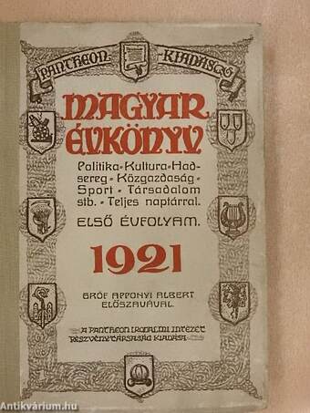 Magyar évkönyv 1921.