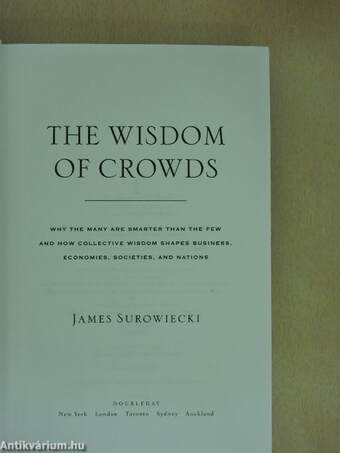 The Wisdom of Crowds