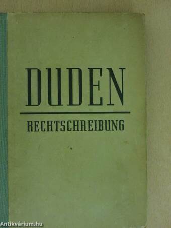 Duden Rechtschreibung