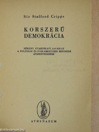 Korszerű demokrácia