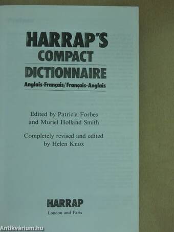 Harrap's Compact Dictionnaire