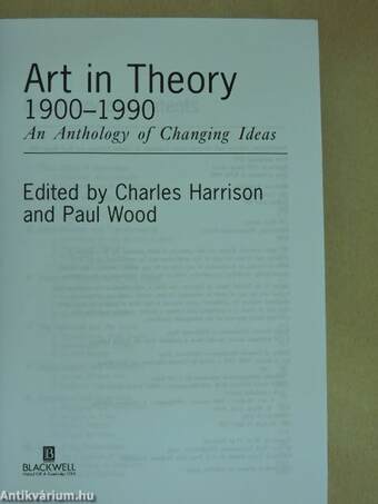 Art in Theory 1900-1990