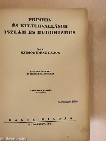 Primitív és kultúrvallások, iszlám és buddhizmus